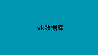 vk数据库