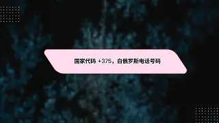 国家代码 +375，白俄罗斯电话号码