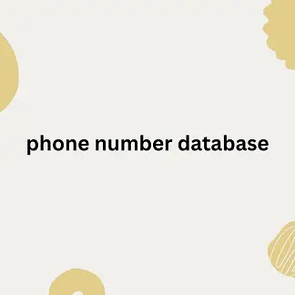 phone number database